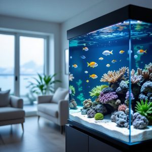 Устройство аквариума с морской водой и его комплексное оснащение